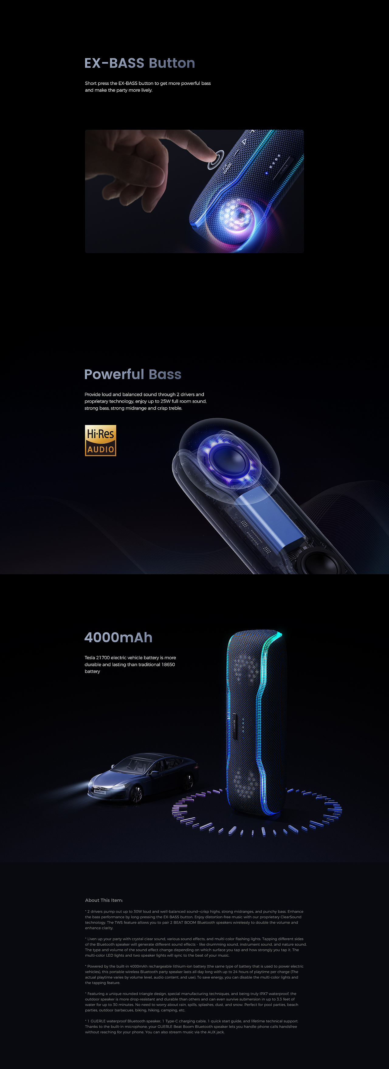 GUERLE Sound 视觉整案（图ZMjkzODc4NDMy） - 电商 - 站酷设计师Adi_阿迪原创素材 - 站酷ZCOOL