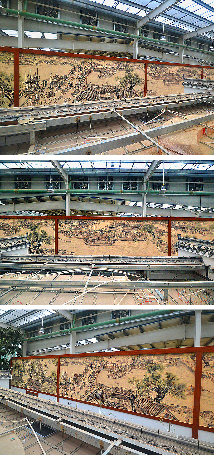 全国最大《清明上河图》临作墙绘壁画（图ZMTAyNjI0MTMy） - 绘画 - 站酷设计师贺志明原创素材 - 站酷ZCOOL