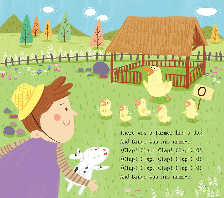 歌谣系列3（图ZMTM2OTg2NTY4） - 儿童插画 - 站酷设计师哈哈童画原创素材 - 站酷ZCOOL