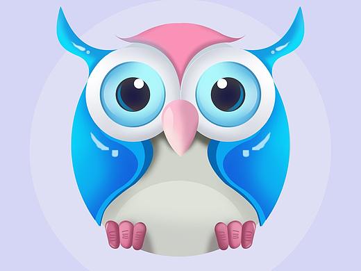 卡通猫头鹰