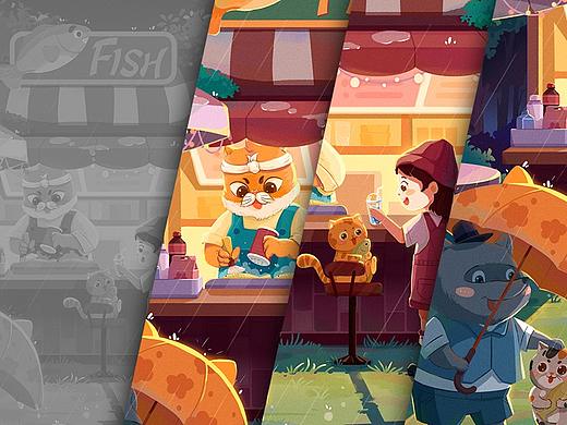 森林小吃店（个人主页-ZNTQ2ODc1NTI=） - 创作习作 - 站酷设计师卓小侠原创素材 - 站酷ZCOOL