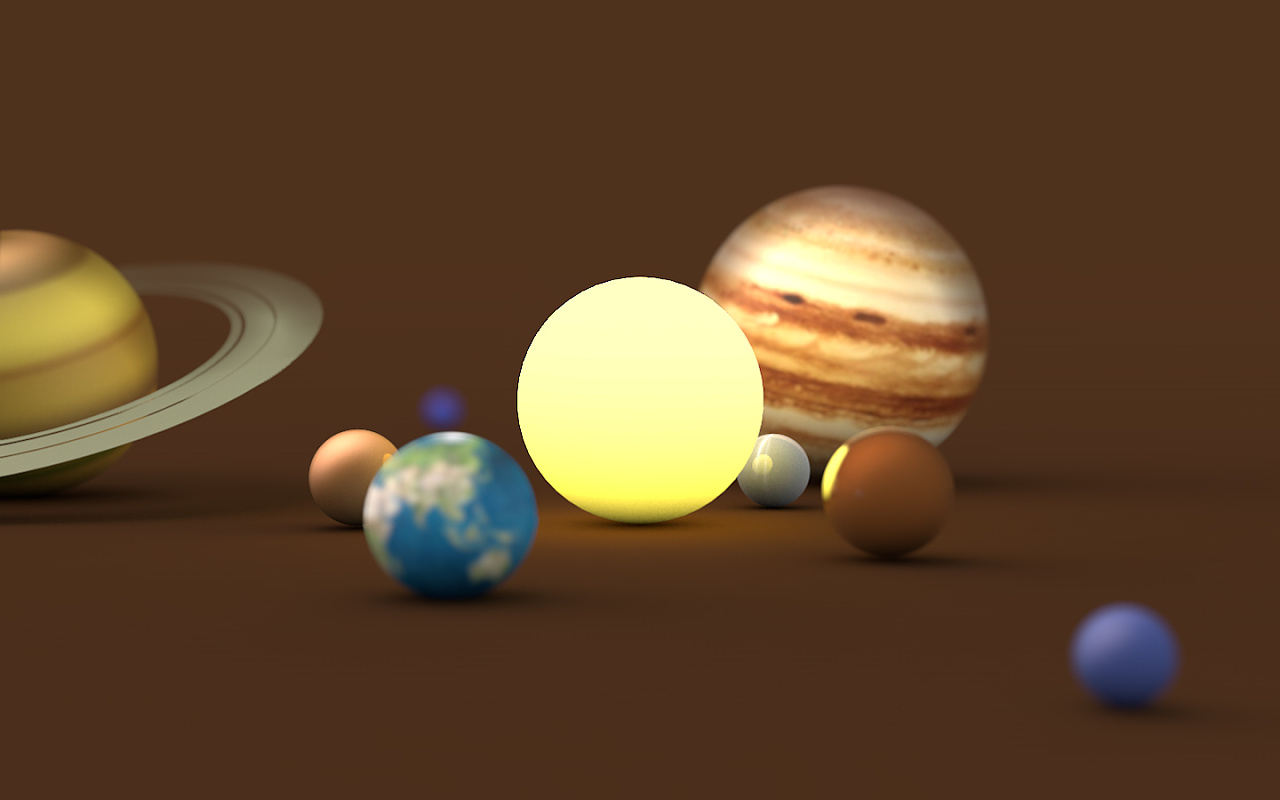 c4d背景合成贴材质练习