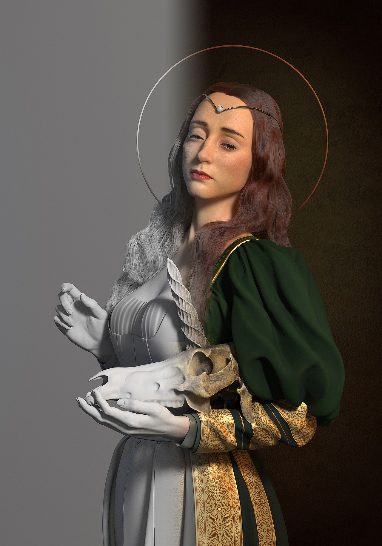 圣女|三维|人物/生物|高伟spikegao_原创作品-站酷zcool