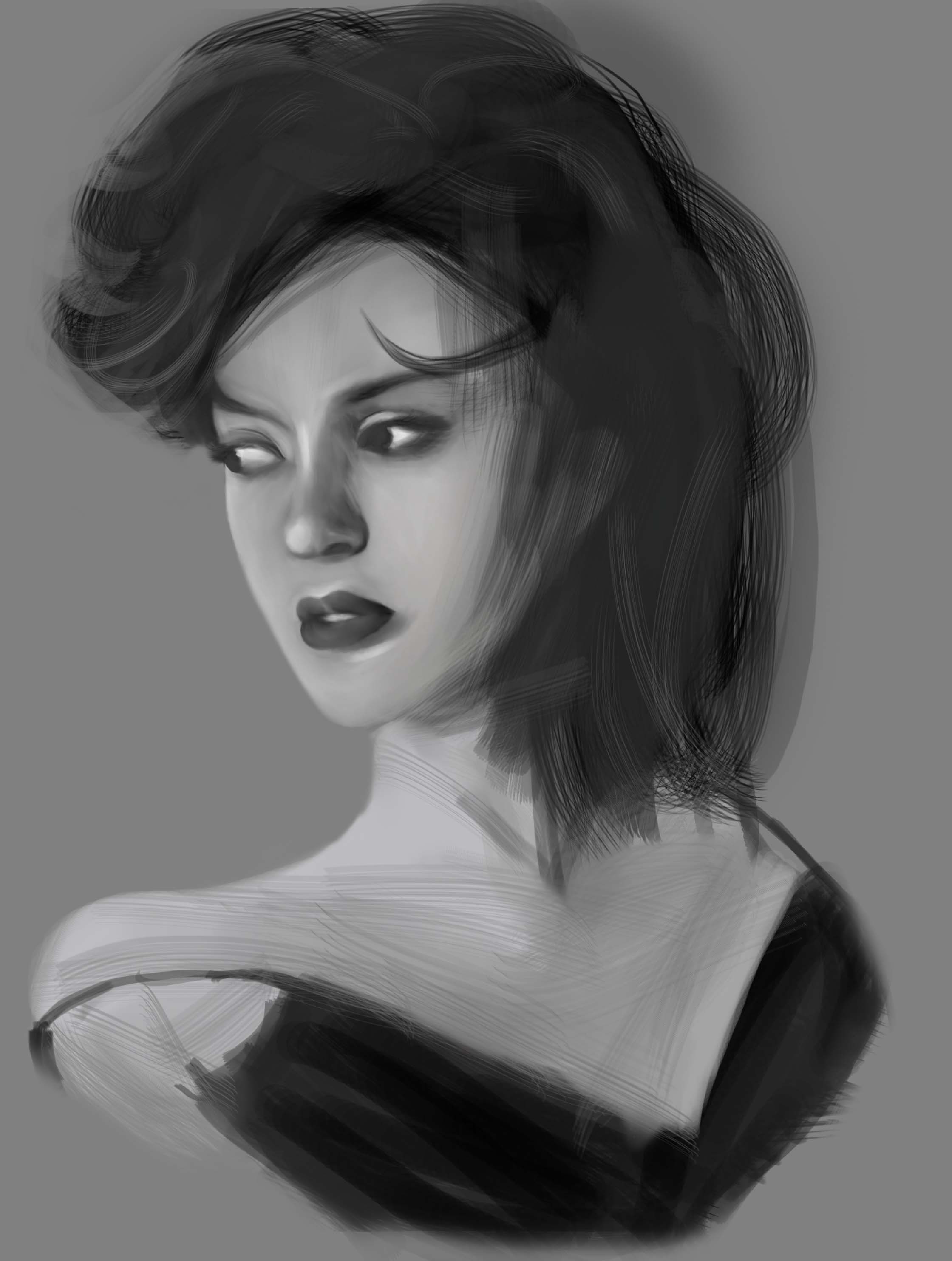 手绘wacom 人物肖像