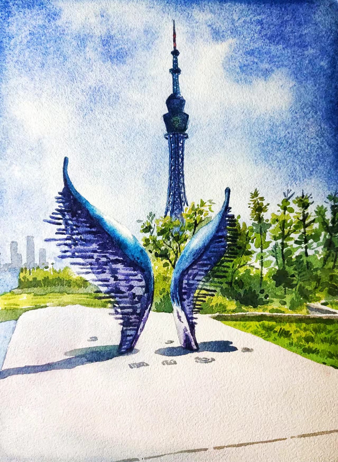 水彩画（图ZMjc2NzIyNzc2） - 艺术插画 - 站酷设计师杨凡学习原创素材 - 站酷ZCOOL