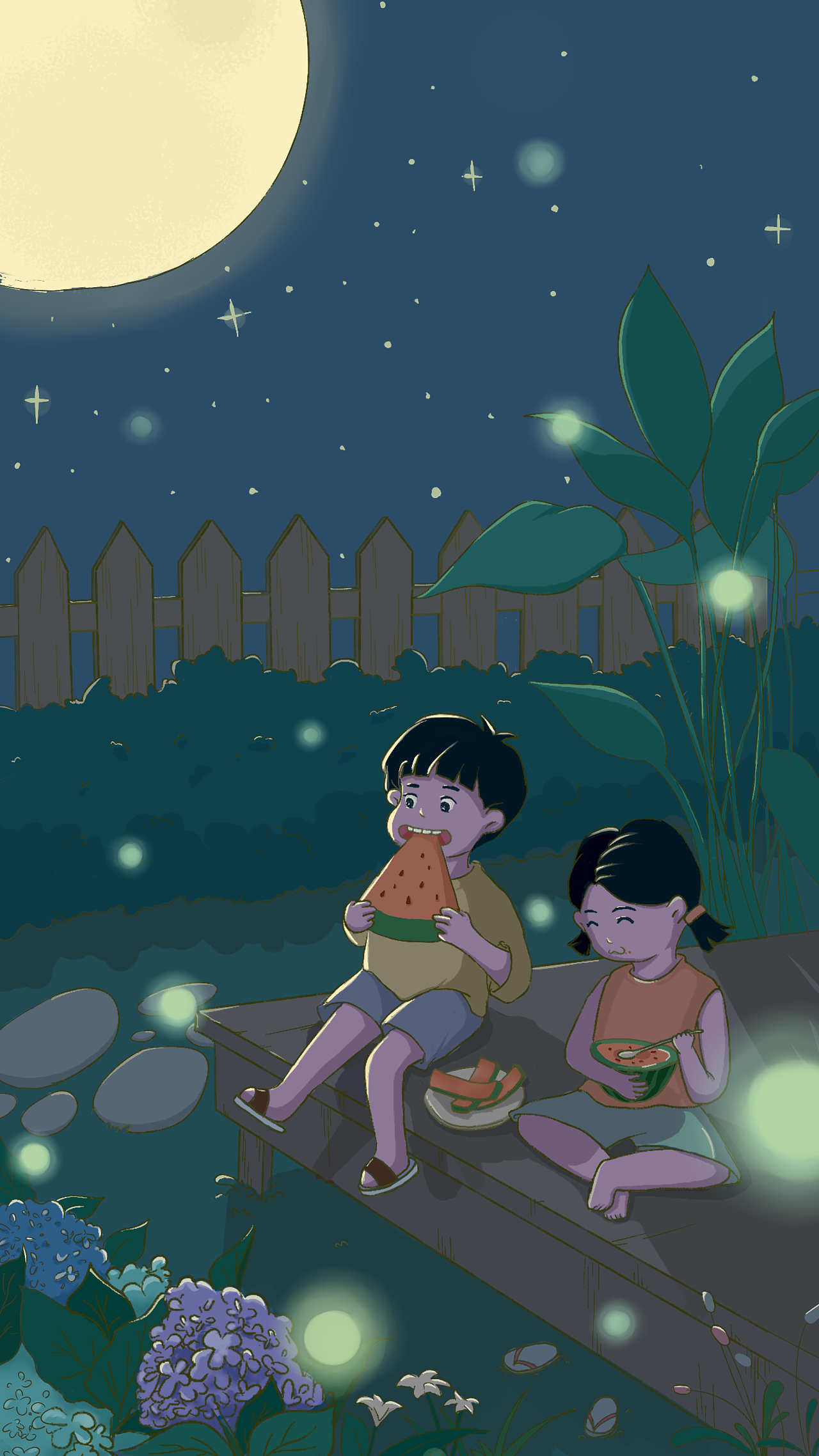 盛夏|插画|商业插画|啊仟 - 原创作品 - 站酷 (zcool)