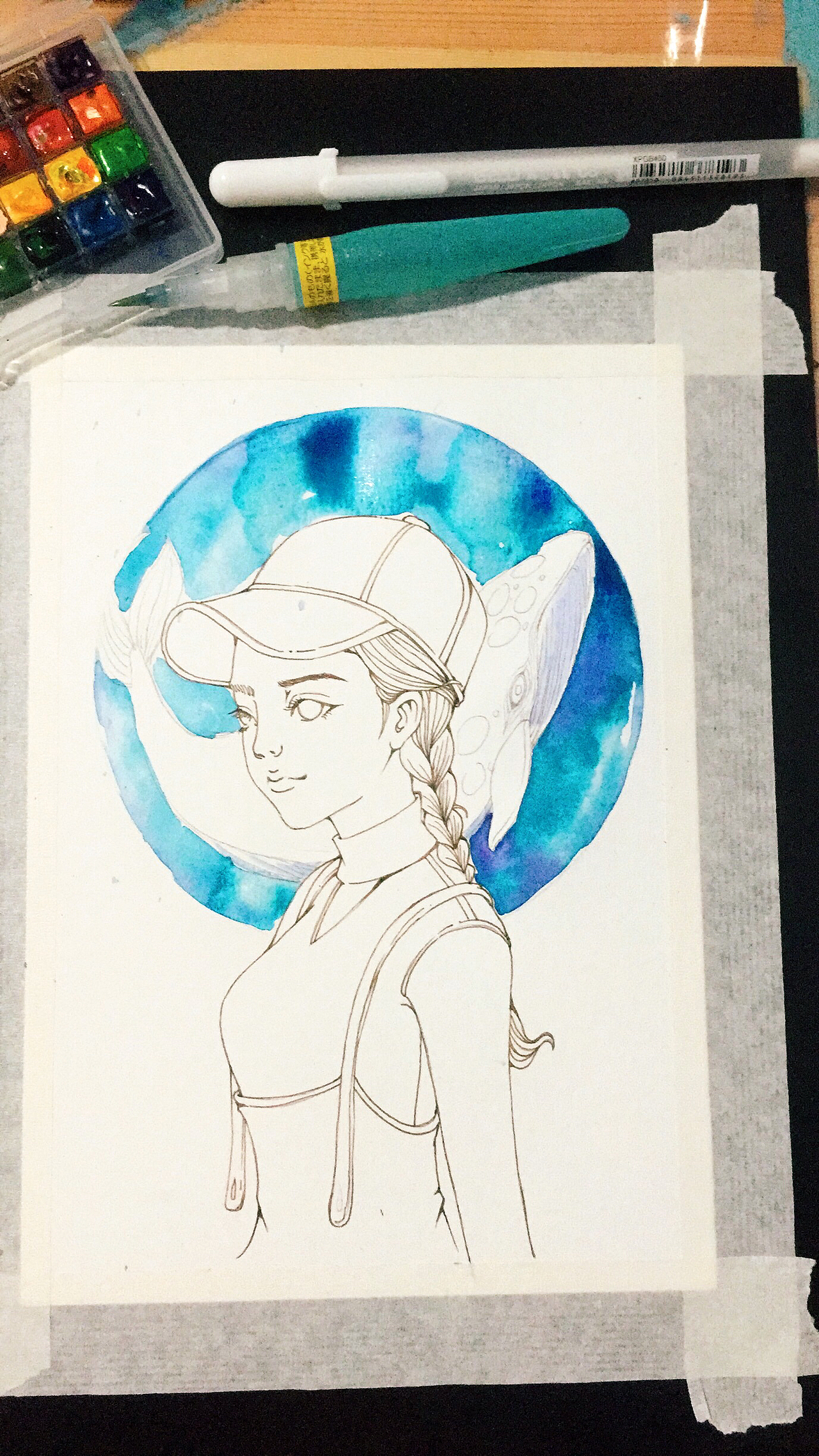 午夜小稿！（图ZODk4MTIyMzI=） - 商业插画 - 站酷设计师口口韩原创素材 - 站酷ZCOOL