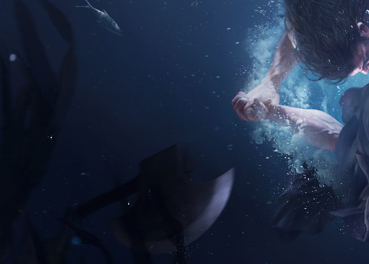 黑旋风斗浪里白跳《水浒传》第十三卷 by 张墨一