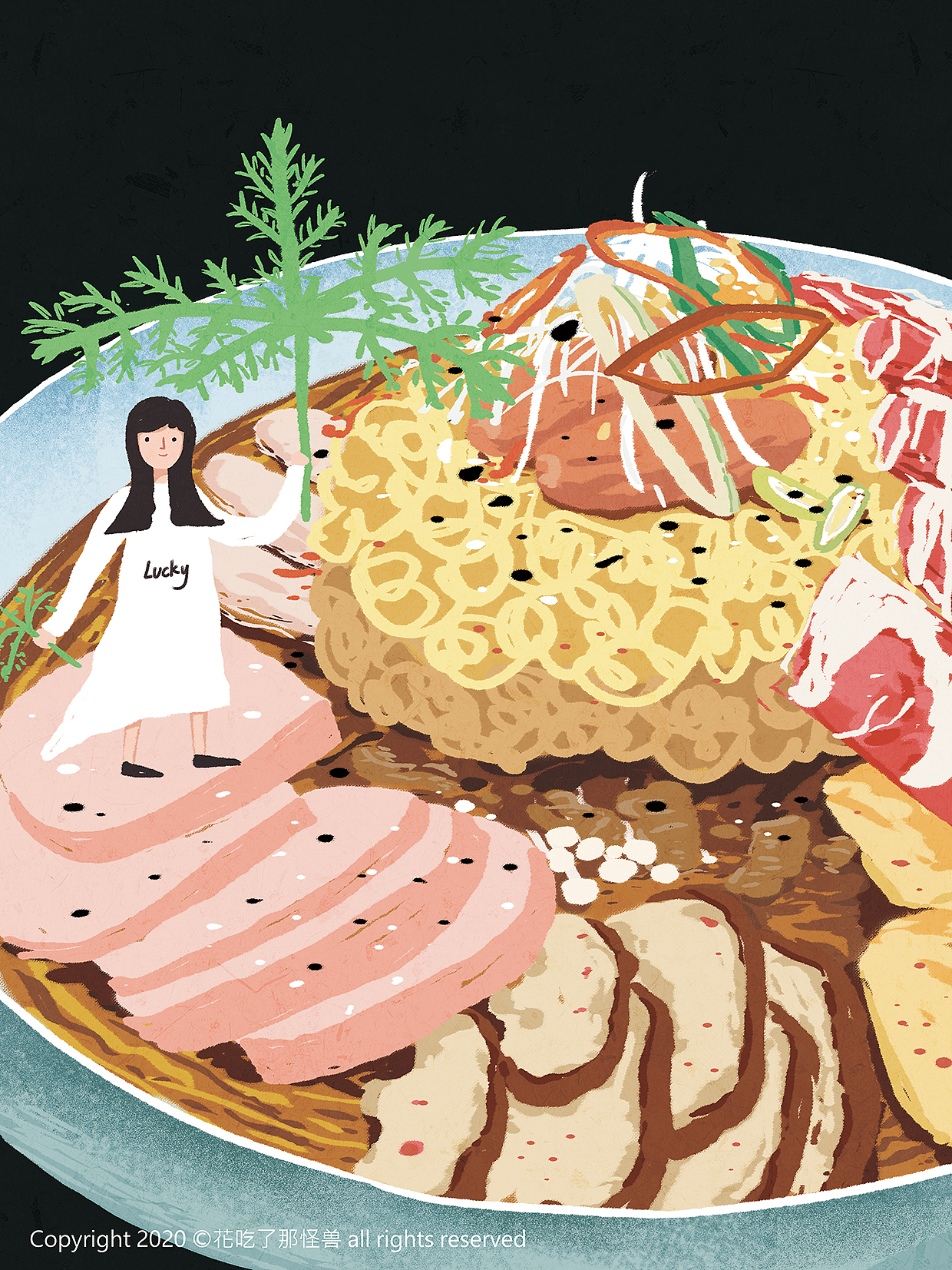 日常练习（图ZMjM5NDIxODg4） - 商业插画 - 站酷设计师花吃了那怪兽原创素材 - 站酷ZCOOL