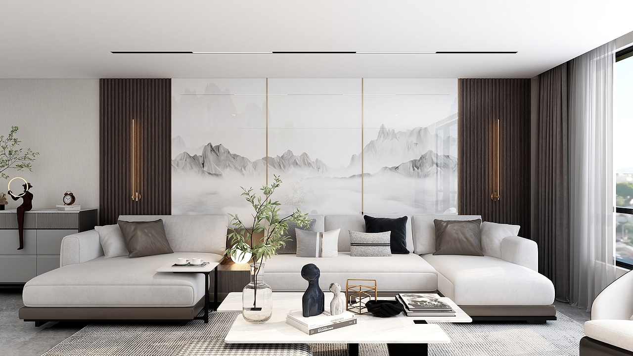 家装-沙发背景墙