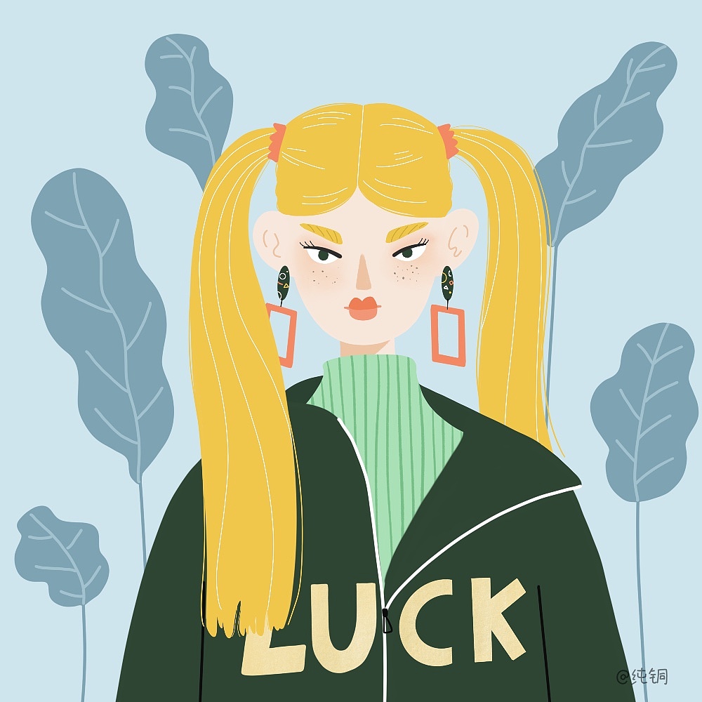 原创头像插画|插画|新锐潮流插画|sistine2021 - 原创作品 - 站酷