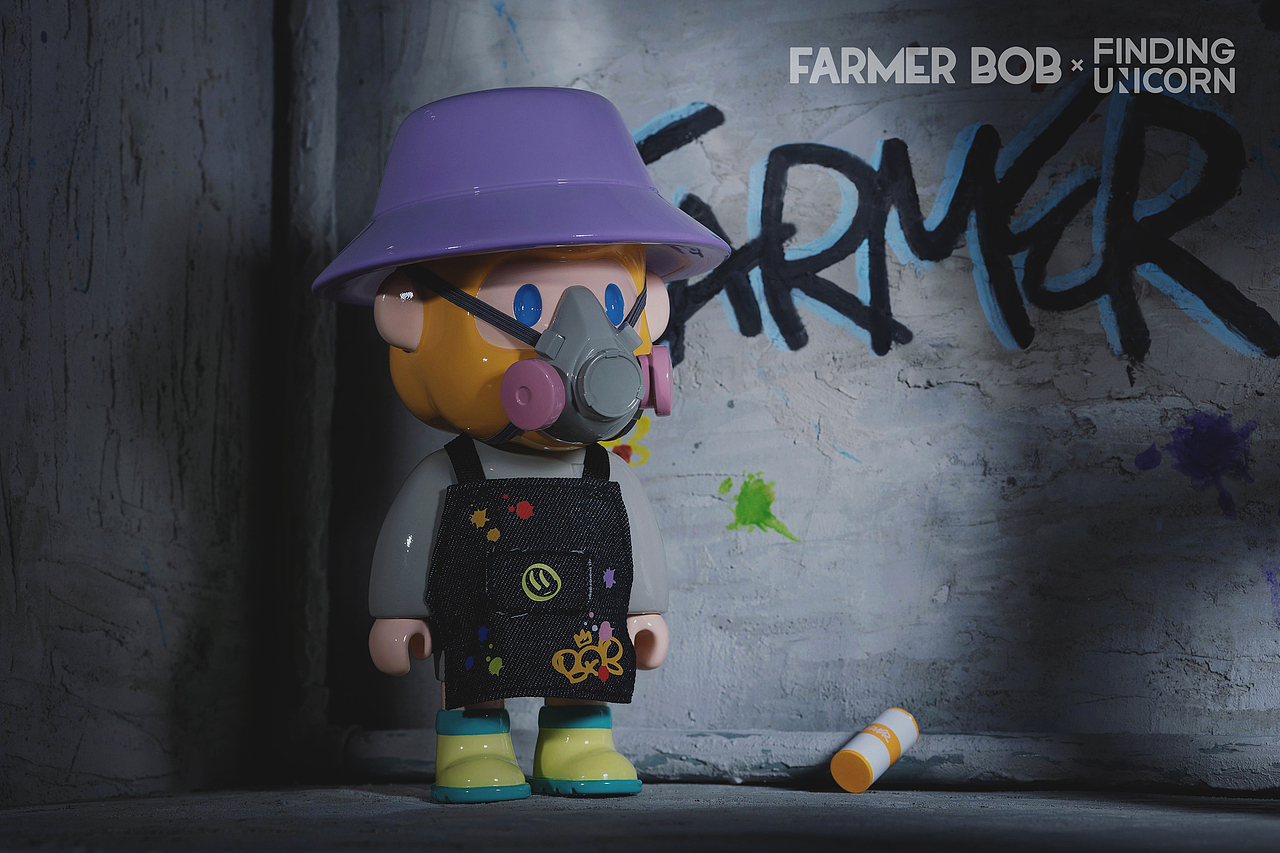 【潮玩摄影】FARMER BOB 涂鸦师（图ZMjcxMTQxMTQ4） - 产品摄影 - 站酷设计师silvi丁原创素材 - 站酷ZCOOL