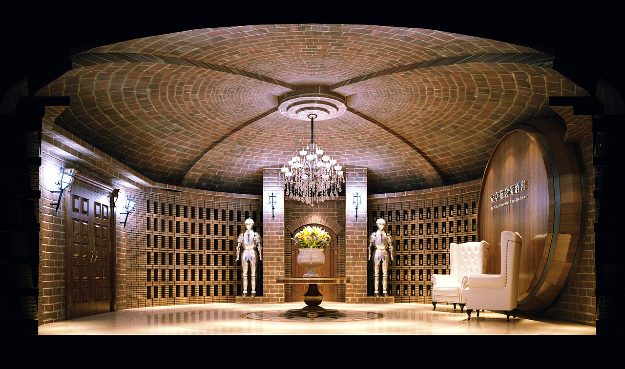 某會所酒窖（圖ZMzIzNjc3Ng==） - 建筑/空間 - 站酷設(shè)計(jì)師bjxcsj原創(chuàng)素材 - 站酷ZCOOL
