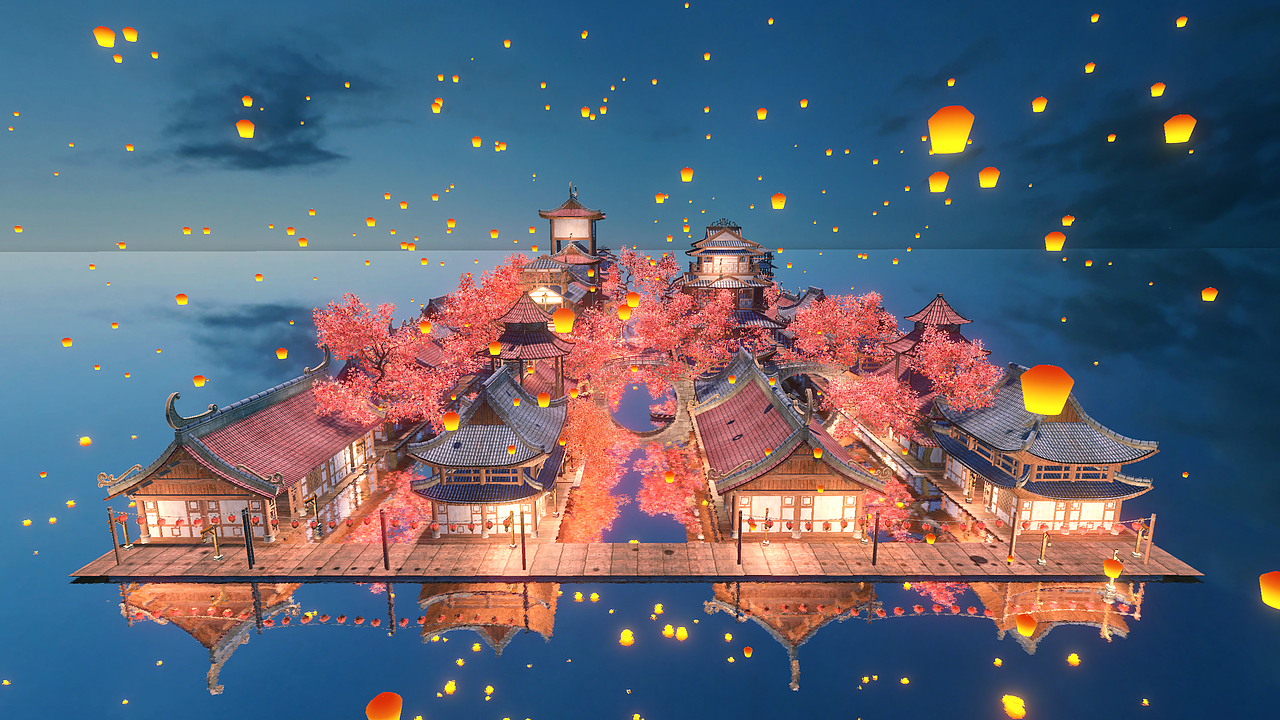 概念设计｜枫桥天街（图ZMTg0MzY5NDE2） - 场景 - 站酷设计师惊笛原创素材 - 站酷ZCOOL