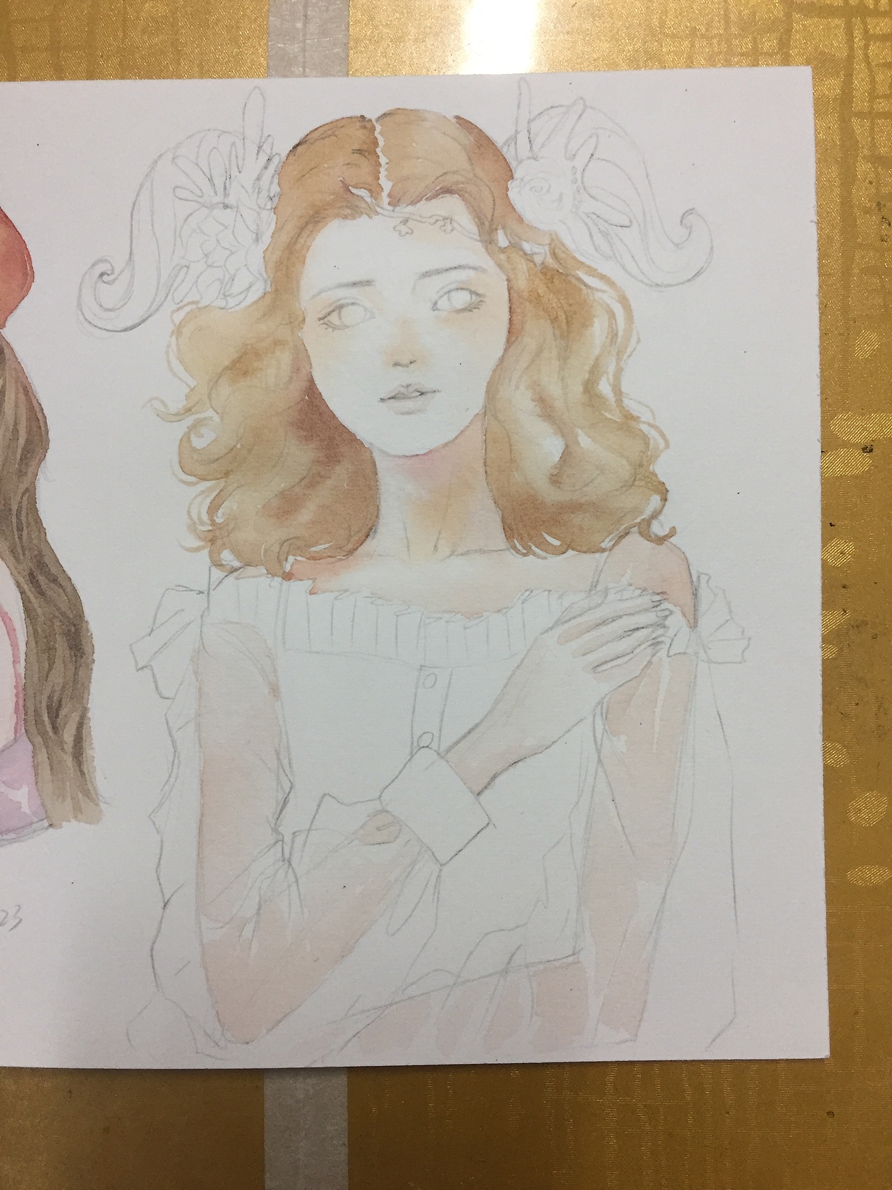 水彩头像（图ZMTg2NzI2NjEy） - 创作习作 - 站酷设计师妖妖璃原创素材 - 站酷ZCOOL