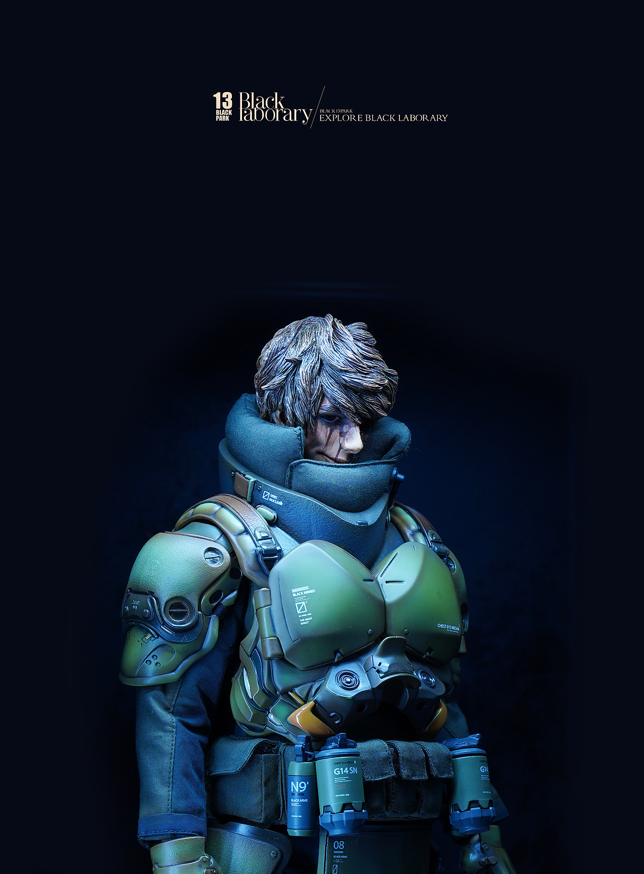 black13park烬燃重装部队棕熊全身本身