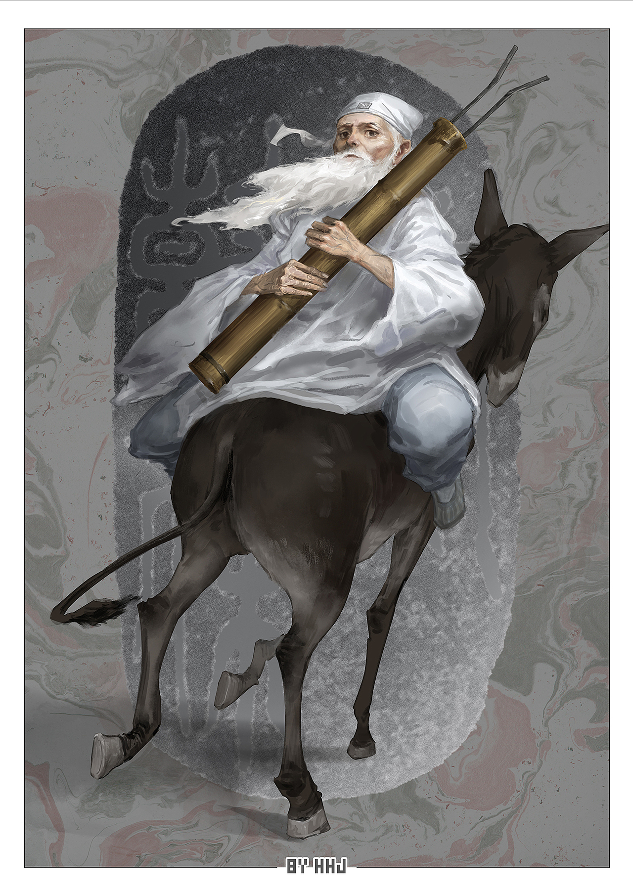 八仙|插画|游戏原画|画画的黄翰杰_原创作品-站酷zcool