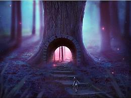 PS平面设计基础合成教程梦幻主题海报制作