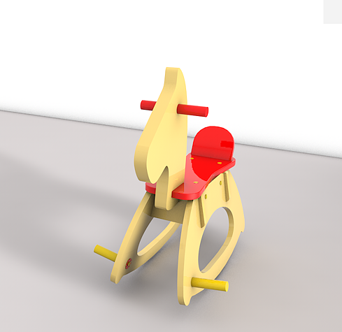 接下来增加材质与渲染,渲染不是我强项,效果凑合下吧