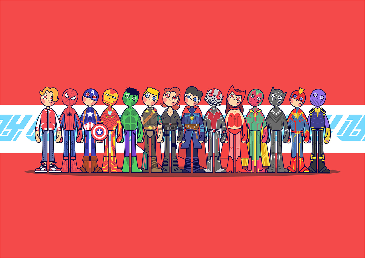 JY X MARVEL 练习作品