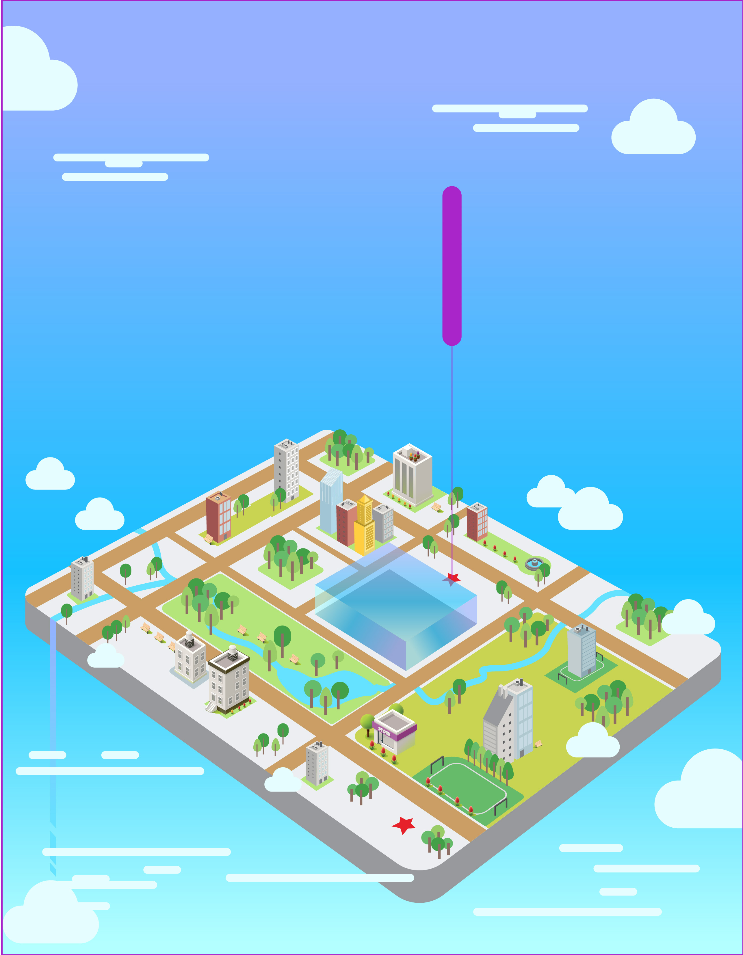 地图|插画|商业插画|AIYOUJ - 原创作品 - 站酷 (ZCOOL)