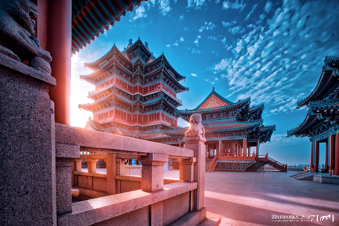 《阅江楼》（图ZNzMxODU0Mjg=） - 风光摄影 - 站酷设计师摄影师子意原创素材 - 站酷ZCOOL