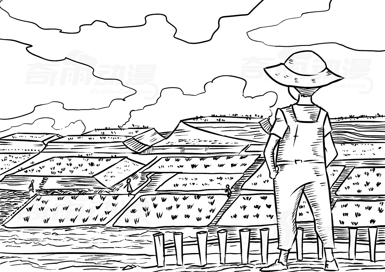 商业插画-宣传漫画-包装设计-程序员农场包装设计