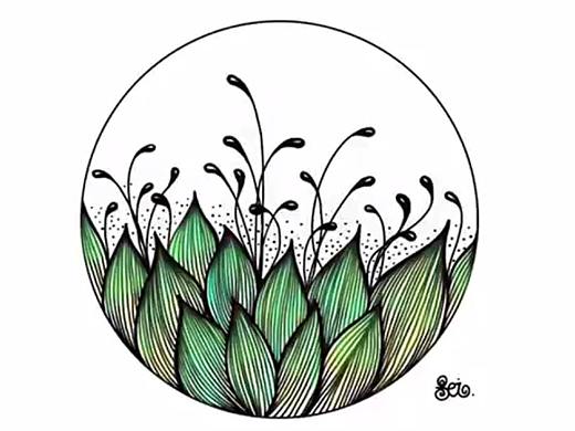 禪繞畫(huà)0315（個(gè)人主頁(yè)-ZNDY0NjY5MTI=） - 圖案 - 站酷設(shè)計(jì)師feixl86原創(chuàng)素材 - 站酷ZCOOL