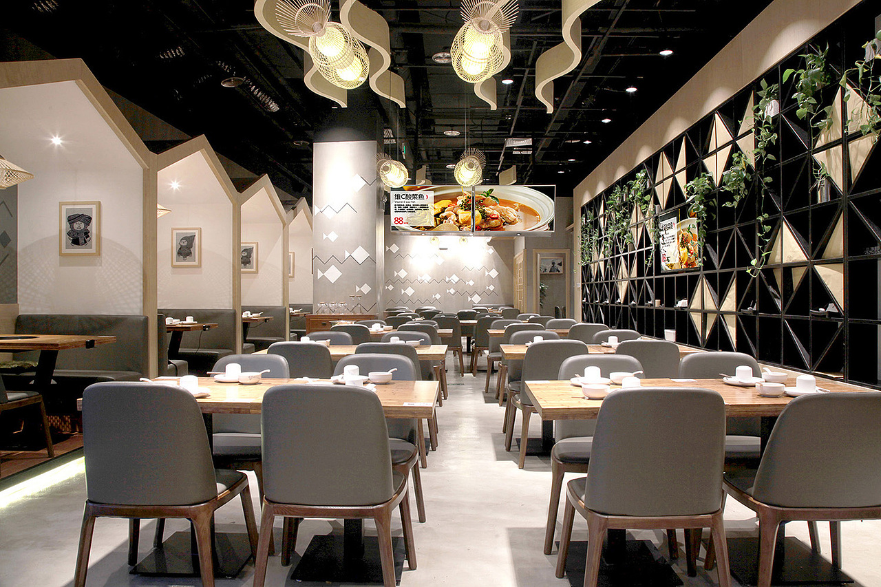 黔食营业店设计（图ZMjE1NTQwNzIw） - 家装设计 - 站酷设计师慢叔聊设计原创素材 - 站酷ZCOOL