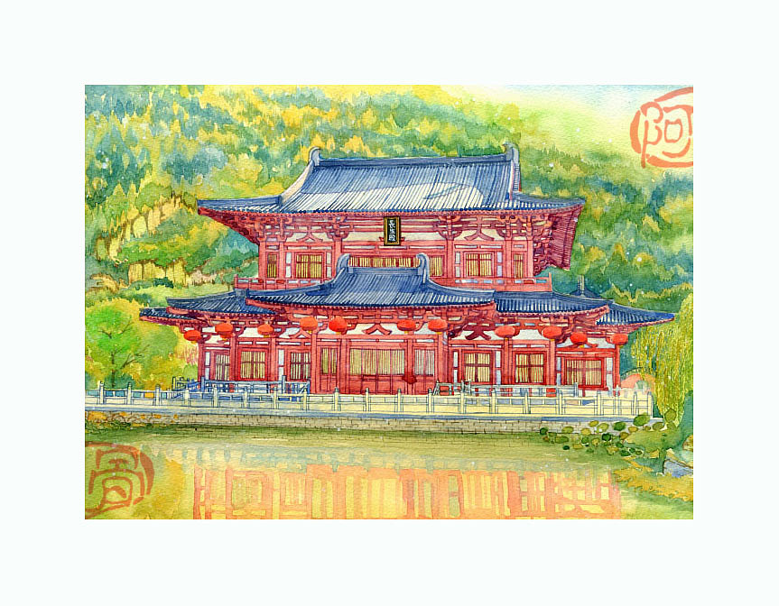 手绘城市系列——《陕西》（图ZMjI5OTcwMzY=） - 商业插画 - 站酷设计师阿骨AOKI原创素材 - 站酷ZCOOL