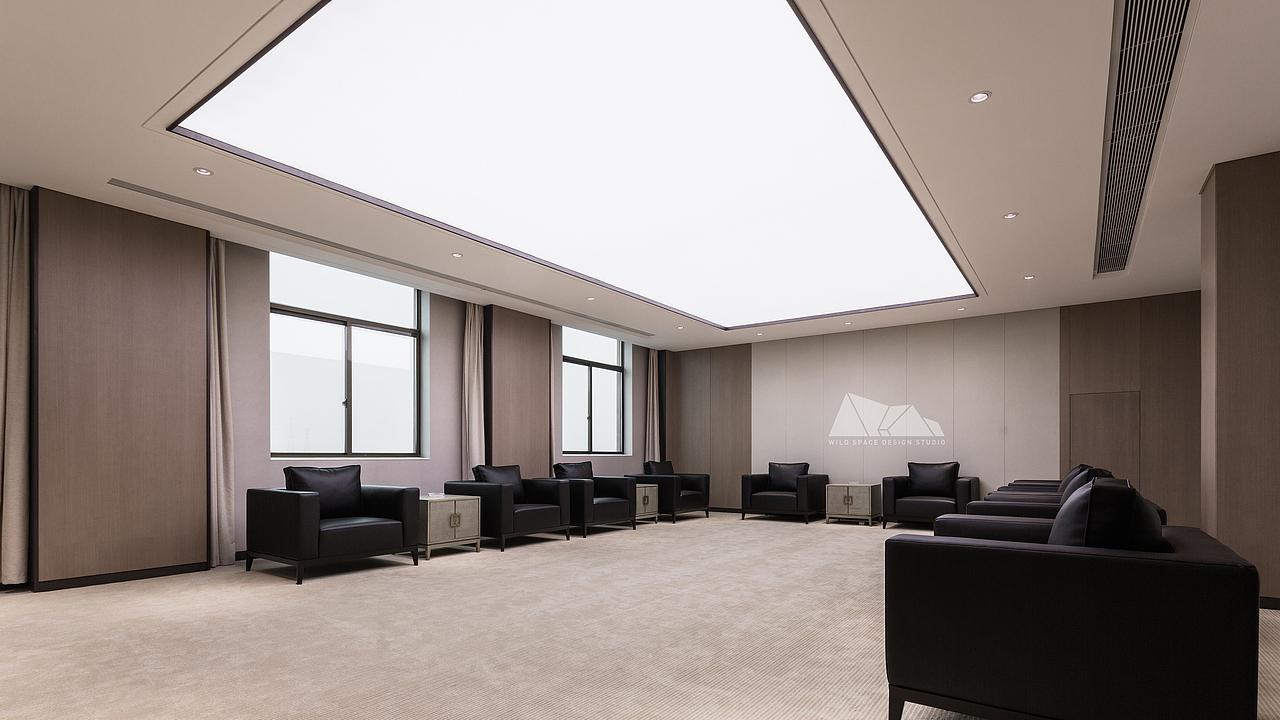 海宁办公会所-室内-空间（图ZMTMxODQzNDk2） - 家装设计 - 站酷设计师卧野空间设计原创素材 - 站酷ZCOOL