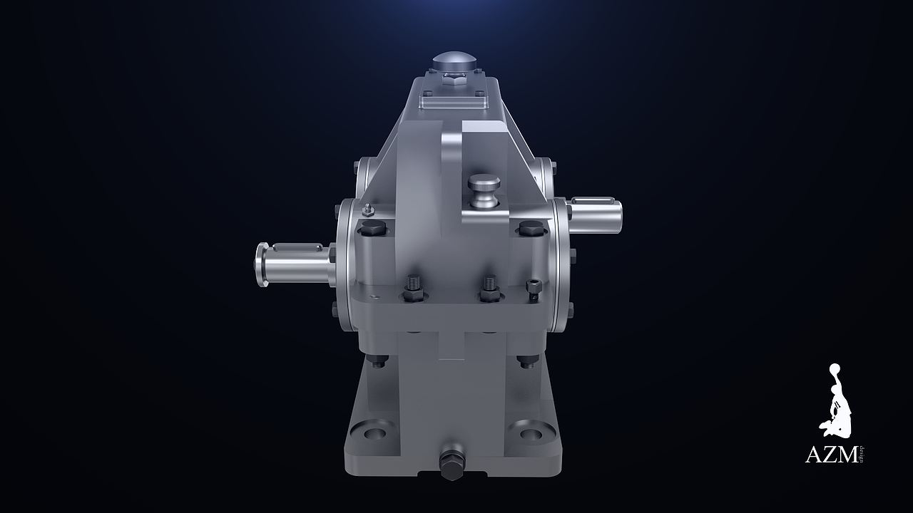 单级圆柱齿轮减速器——三维产品（图ZMTc4MzY5NzY0） - 产品 - 站酷设计师AZM6原创素材 - 站酷ZCOOL