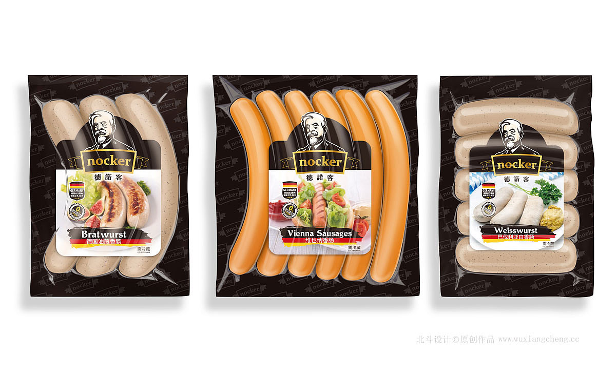 国外火腿肠包装设计图片