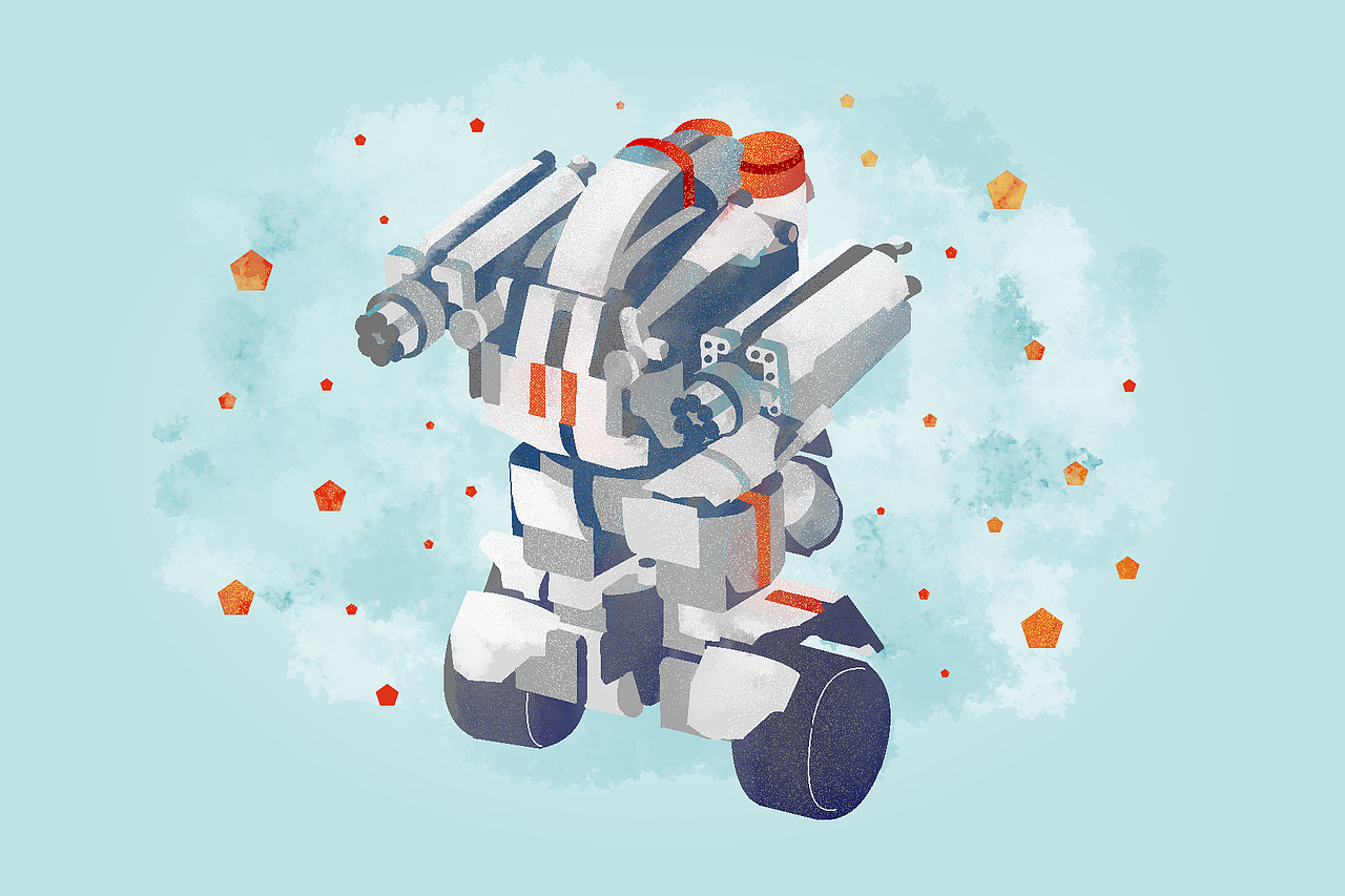 2018世界杯期间创作的小米世界杯专题插画