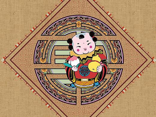 福娃、福禄寿喜财