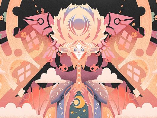 长情于外，星月于心（个人主页-ZNTY3NjY3MzI=） - 商业插画 - 站酷设计师o13o原创素材 - 站酷ZCOOL