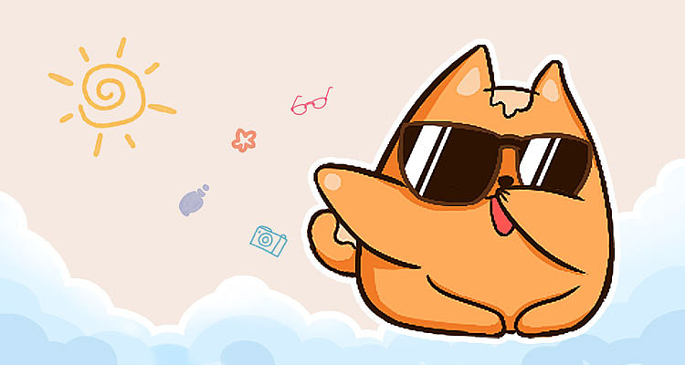 微信表情包设计——橘猫