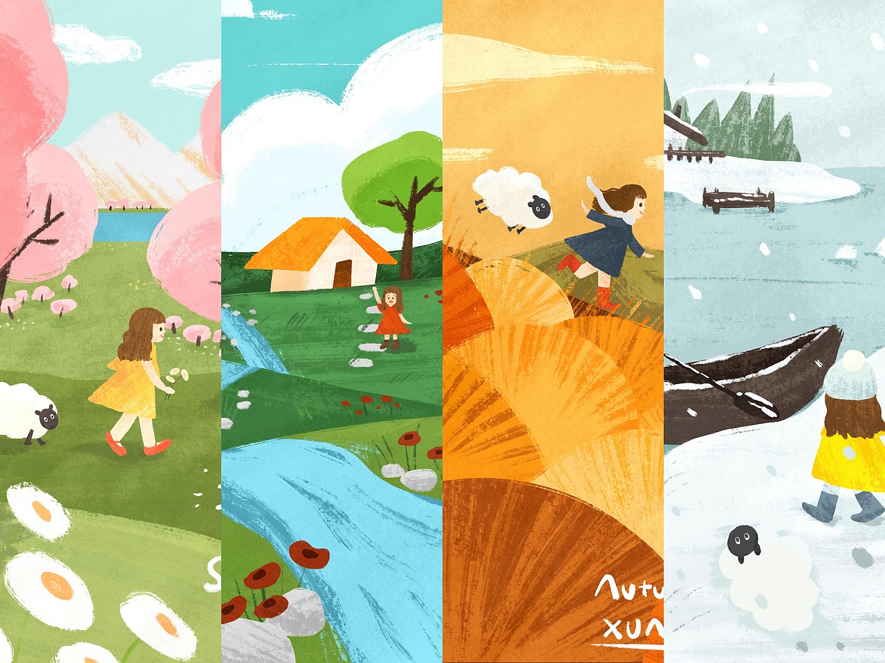 工具:ipad四季配色和笔刷纹理练习广州/插画师/4年前/761浏览阿