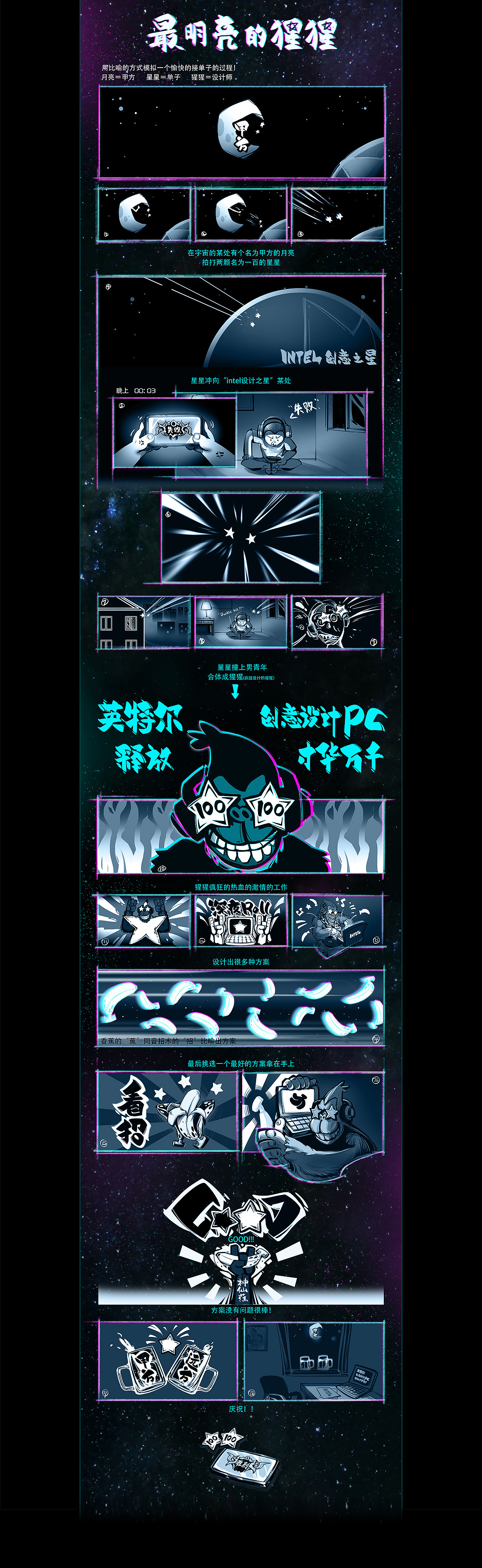 最明亮的猩猩（图ZMTcyMzYyMDQ4） - 艺术插画 - 站酷设计师Gam1原创素材 - 站酷ZCOOL