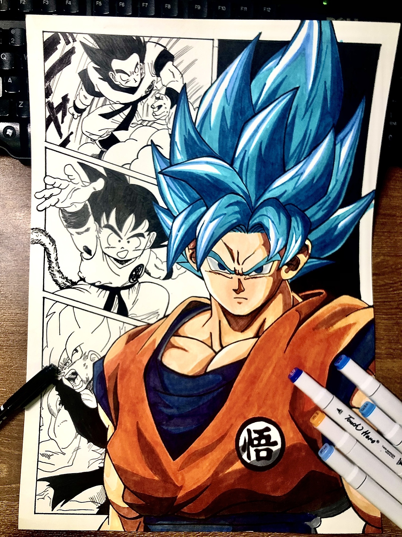 马克笔手绘七龙珠