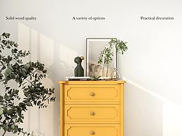 家具详情页-斗柜/简约风详情页