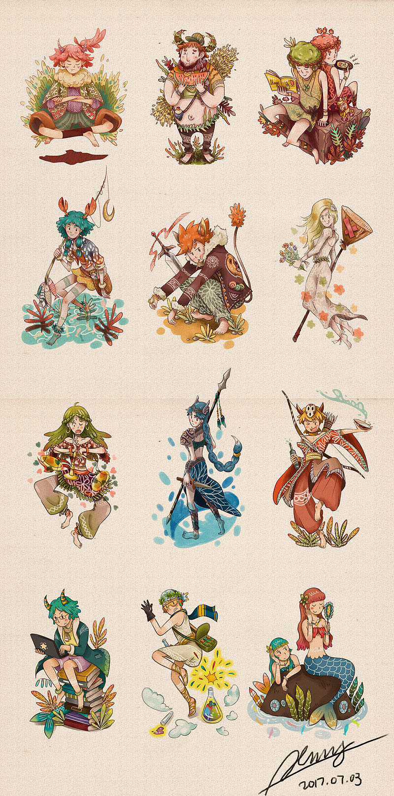 12星座人设合集