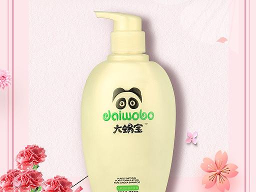 大蜗宝姜果粒洗发露母亲节产品海报