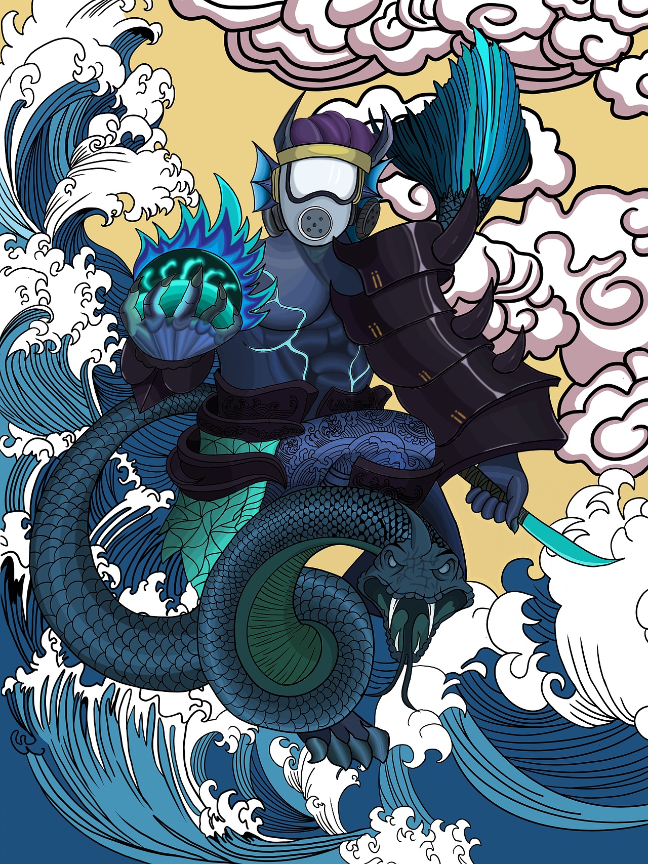 山海经十二祖巫水神共工04