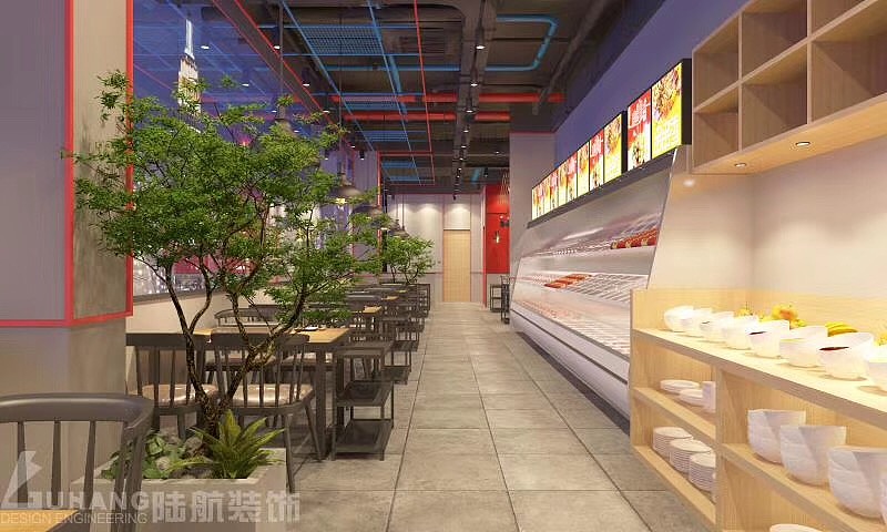 西安小郡肝串串店装修设计案例
