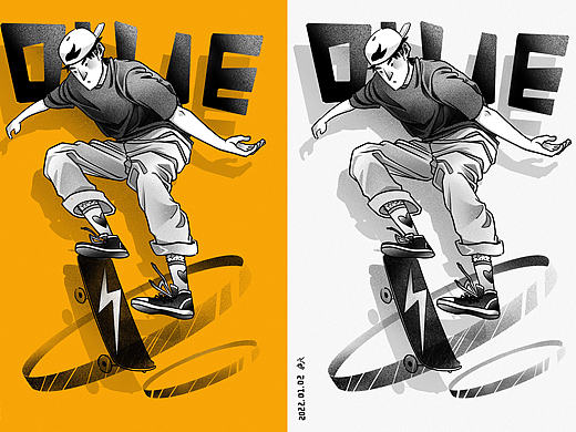 28天速写打卡：第一周——OLLIE