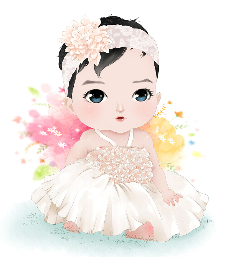 【q版】 给客户画的q版宝宝写真