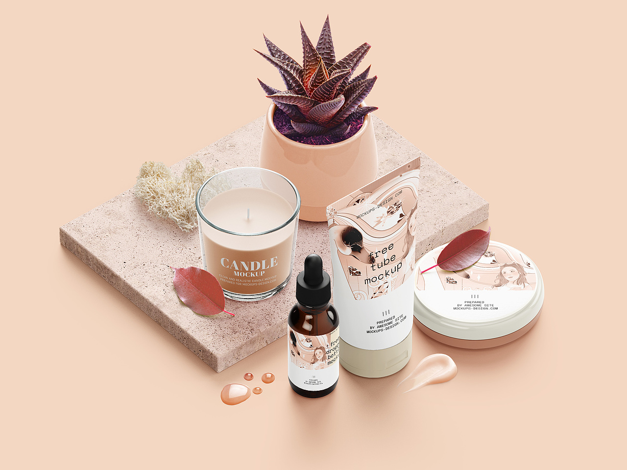 女神节运营场景插画