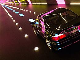 C4D练习-汽车运动