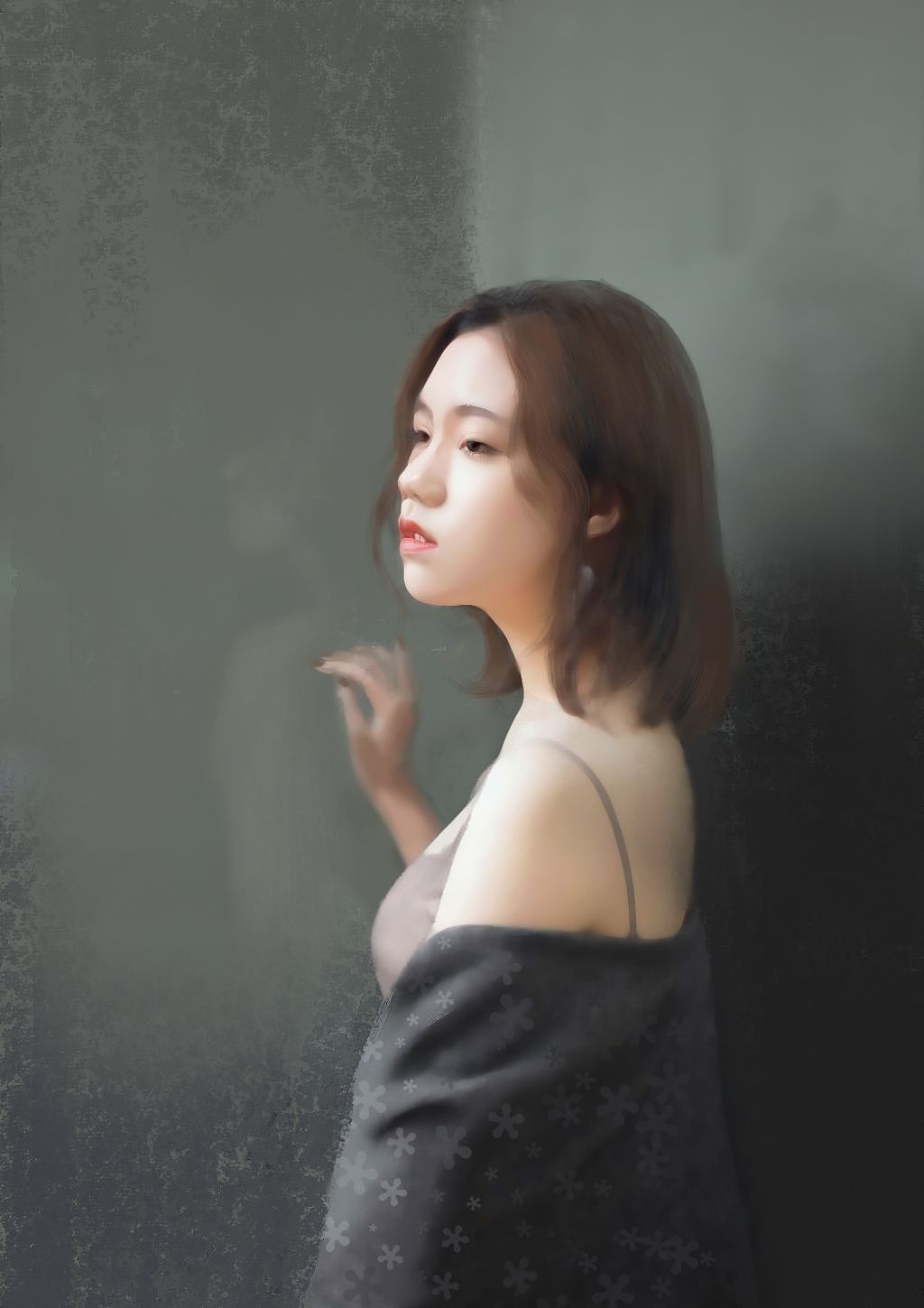 板绘一张小姐姐